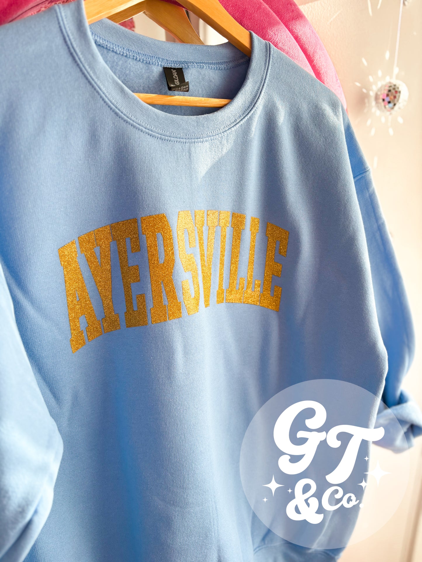 Ayersville Glitter Crewneck