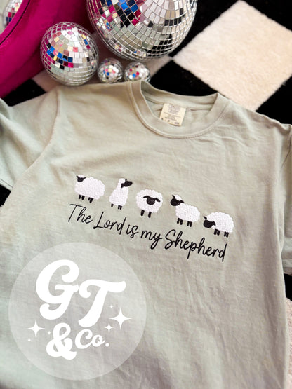 Lord is my Shepherd Embroidered Tee