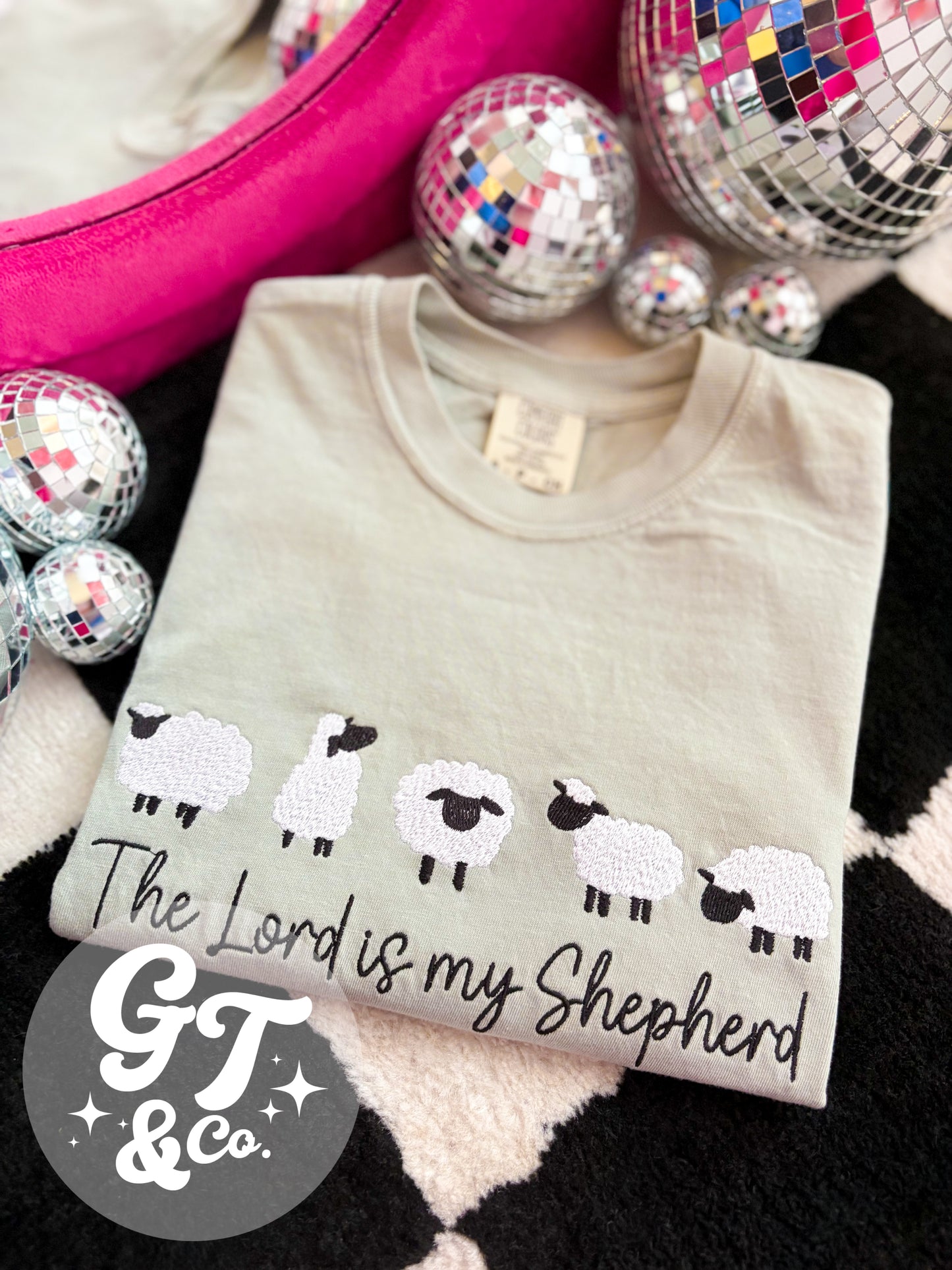 Lord is my Shepherd Embroidered Tee