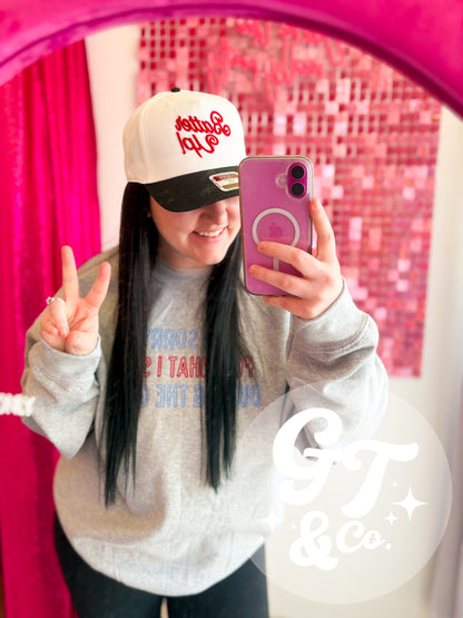 Batter Up Puff Embroidered Hat