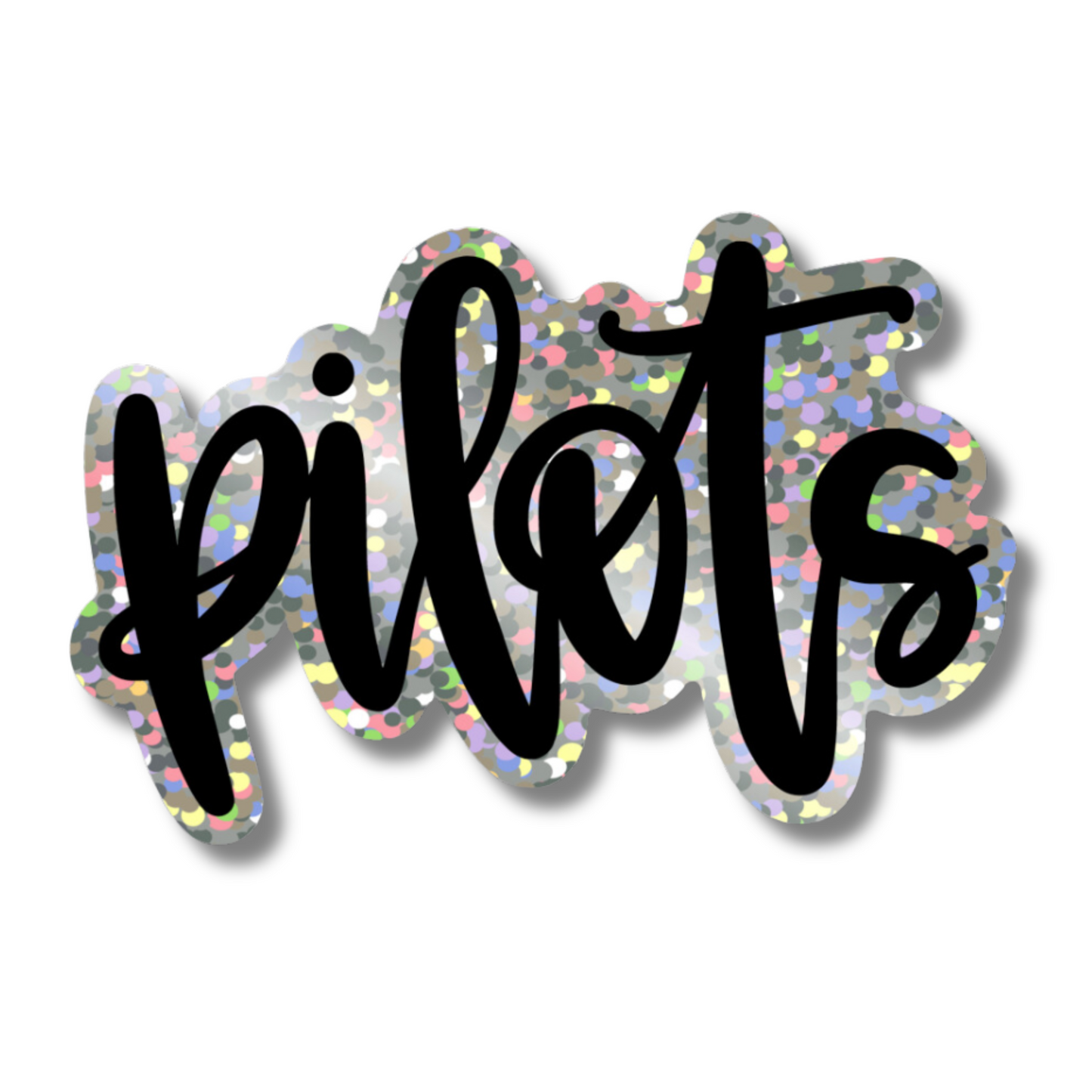 Pilots Vinyl Sticker *GLITTER*