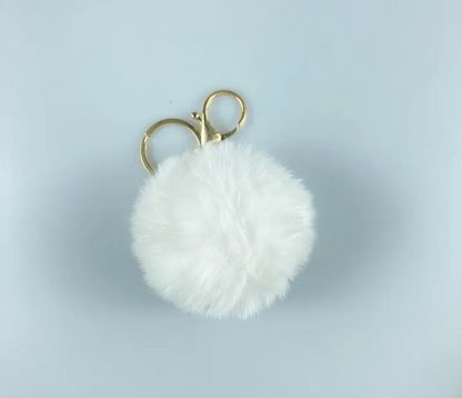 Puff Ball Keychains