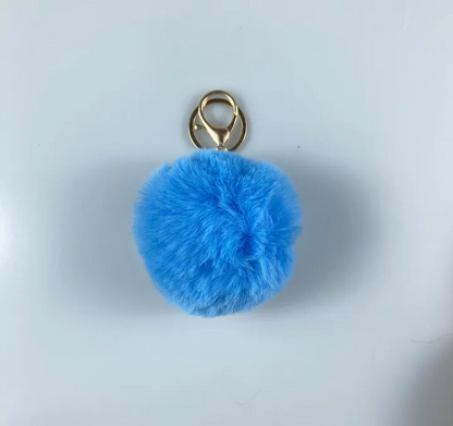 Puff Ball Keychains