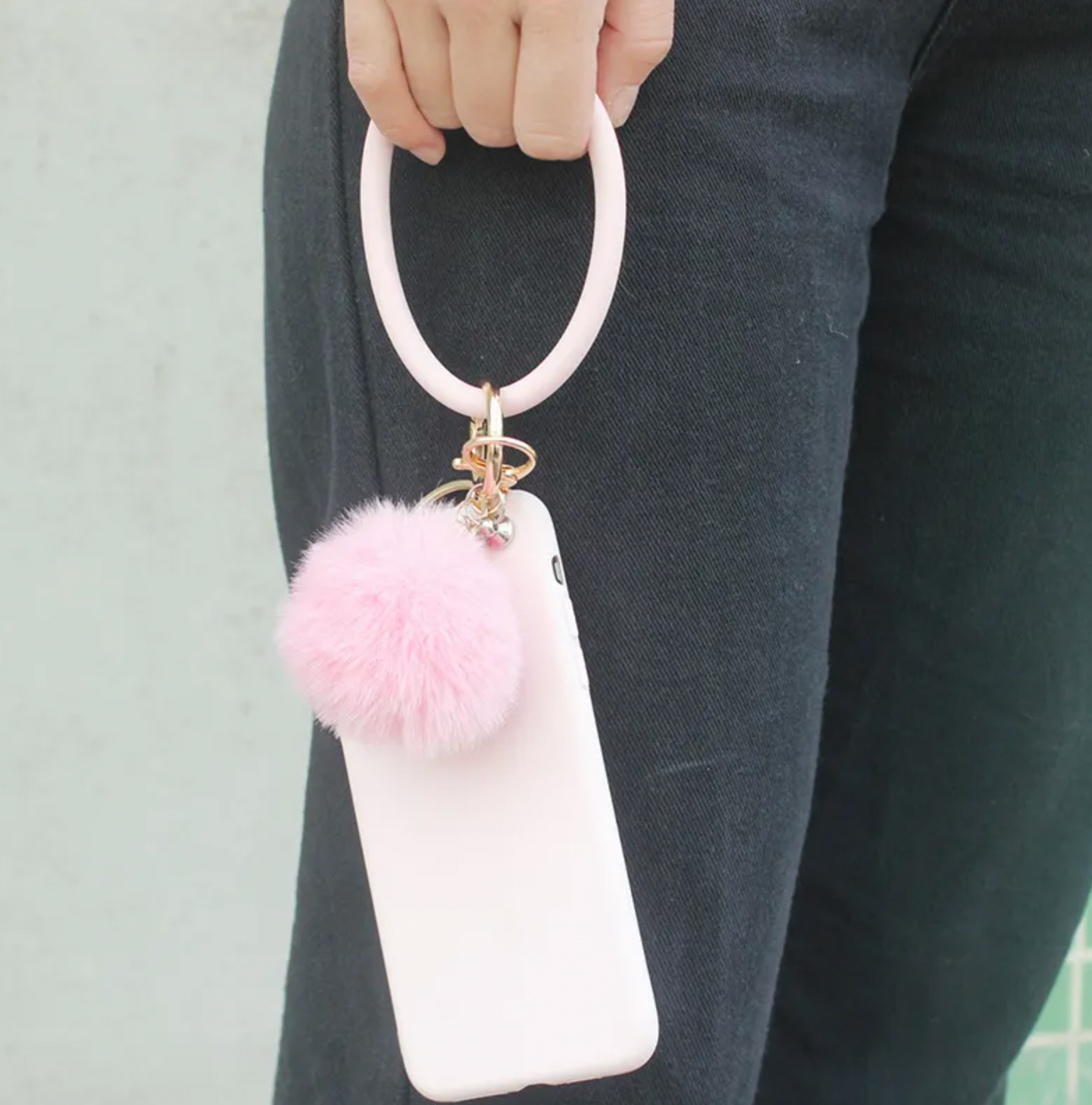 Puff Ball Keychains