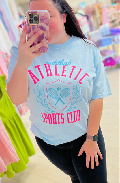 Not That Athletic Sports Club Tee