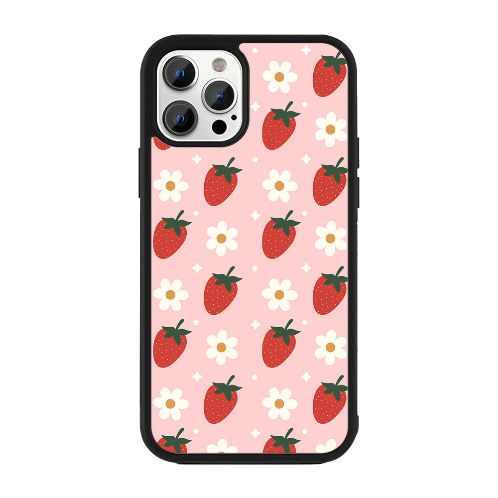 Strawberry Daisy iPhone Case