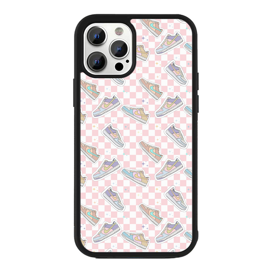 Checkered Sneakers iPhone Case