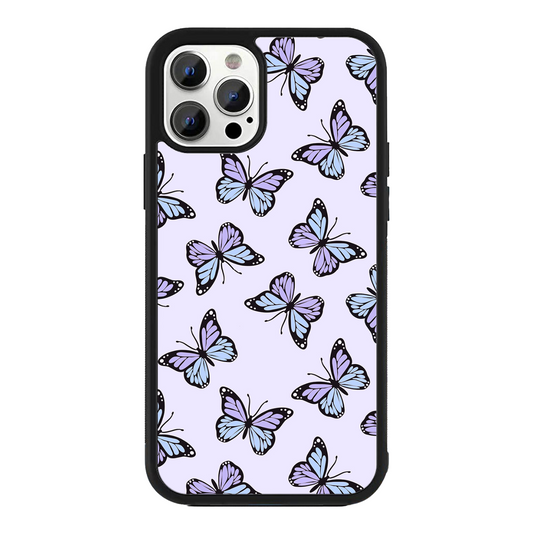 Purple Butterfly iPhone Case