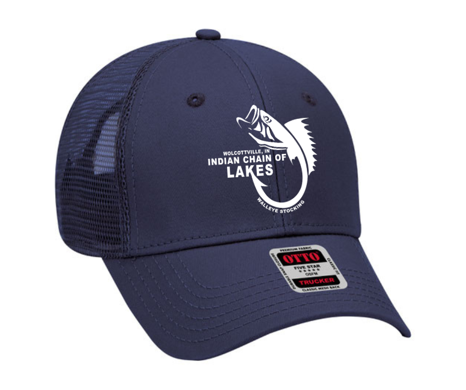 Walleye Stocking Embroidered Hat