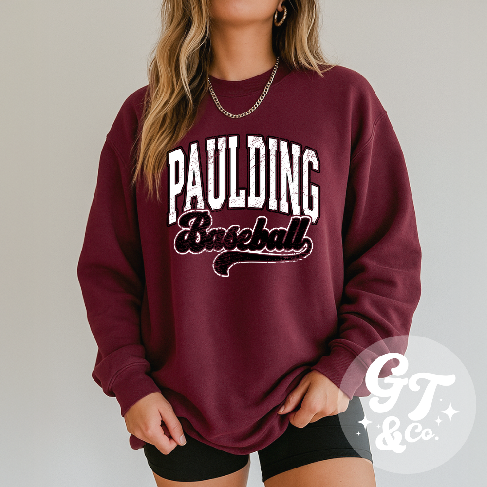 School Baseball Crewneck