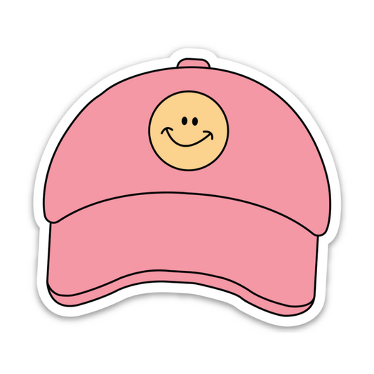 Happy Hat Vinyl Sticker