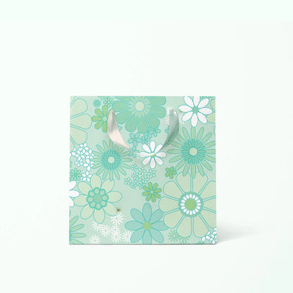 Small Groovy Floral Gift Bag