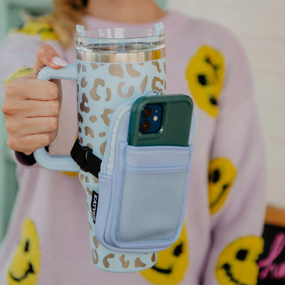 Light Blue Tumbler Belt Bag