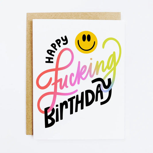 Happy F*cking BDay Greeting Card