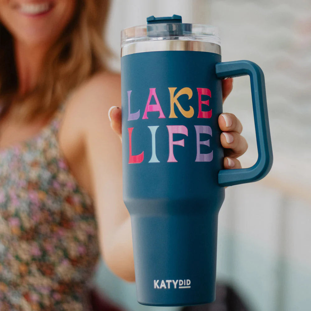 Lake Life 40oz Tumbler *HAND WASHING RECOMMENDED*