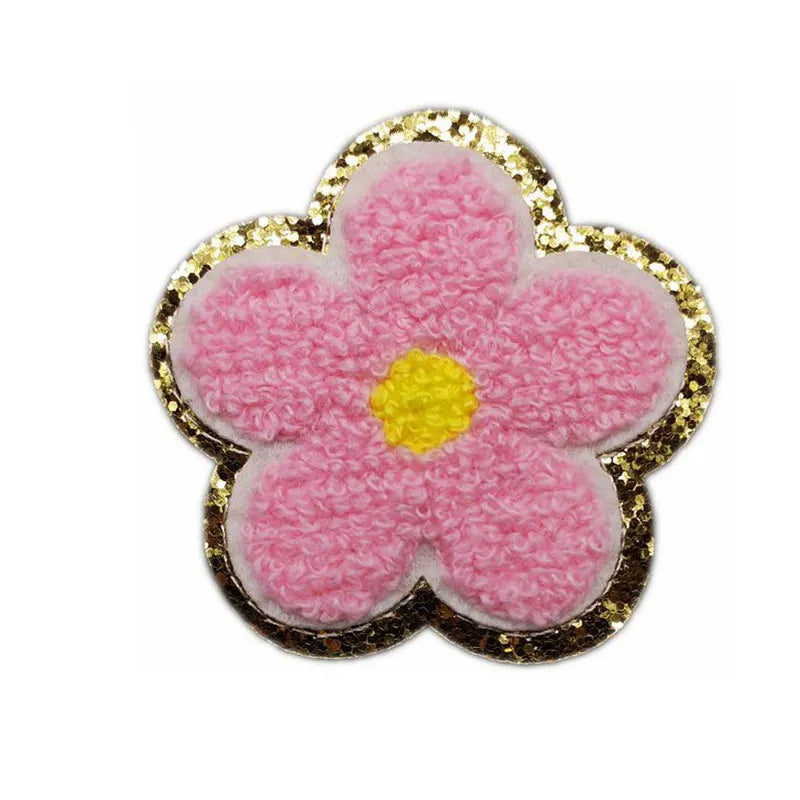 Retro Daisy Chenille Patches