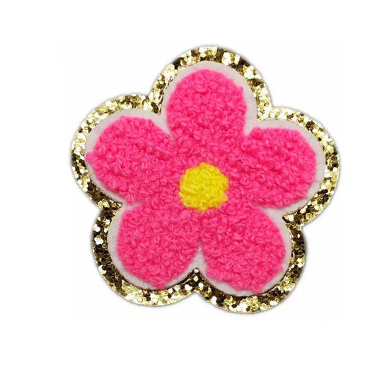 Retro Daisy Chenille Patches