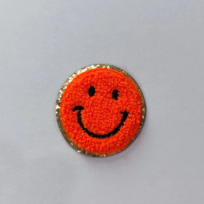 Happy Face Chenille Patches