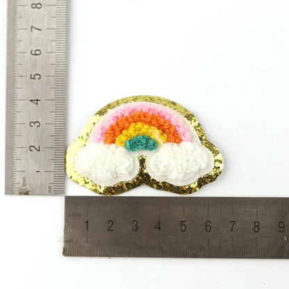 Rainbow Chenille Patches