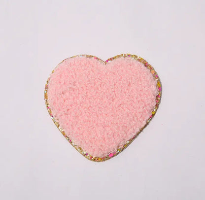 Heart Chenille Patches