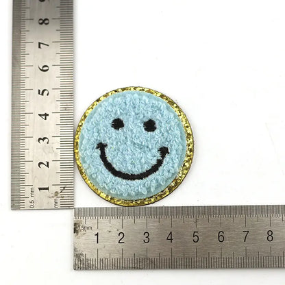 Happy Face Chenille Patches